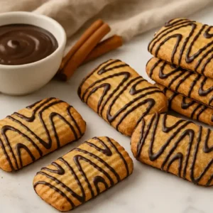 Rizada de mantequilla con chocolate