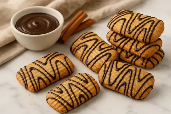 Rizada de mantequilla con chocolate