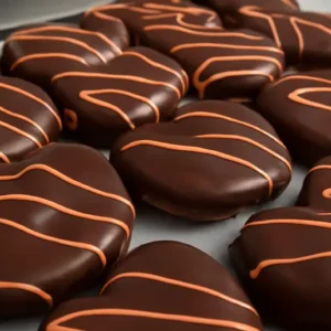 Palmera de chocolate de naranja