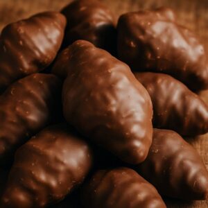 Croissant pequeño relleno de chocolate
