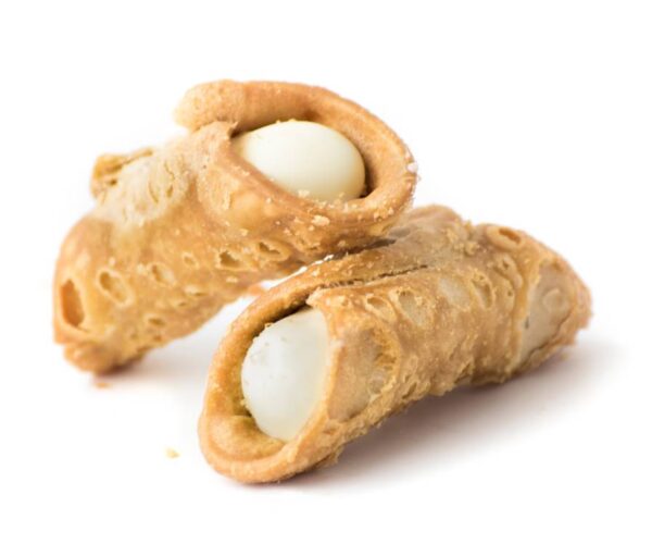 Cannoli siciliano de vainilla