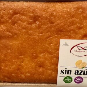 Bizcocho sin azúcar de limón y sin lactosa
