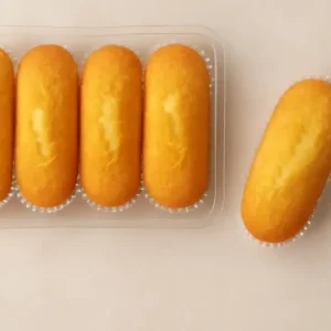 Magdalenas alargadas sabor naranja sin lactosa