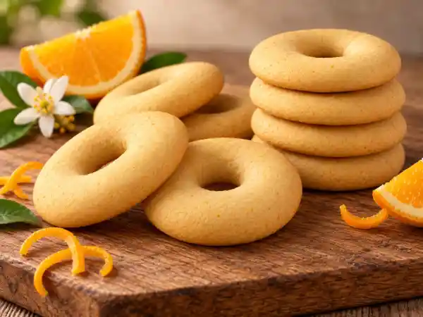 Roscos sabor naranja
